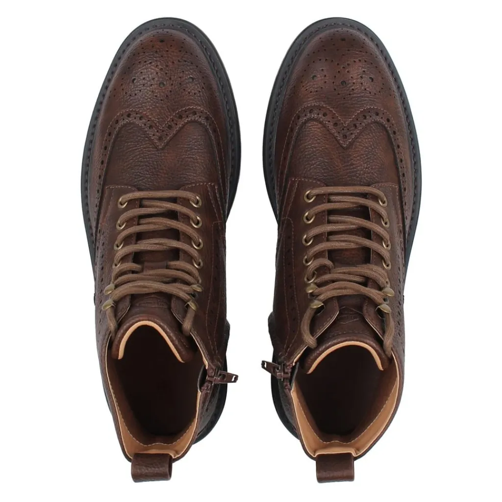 Boots*Lee Cooper Mens Brogue Boots in Brown