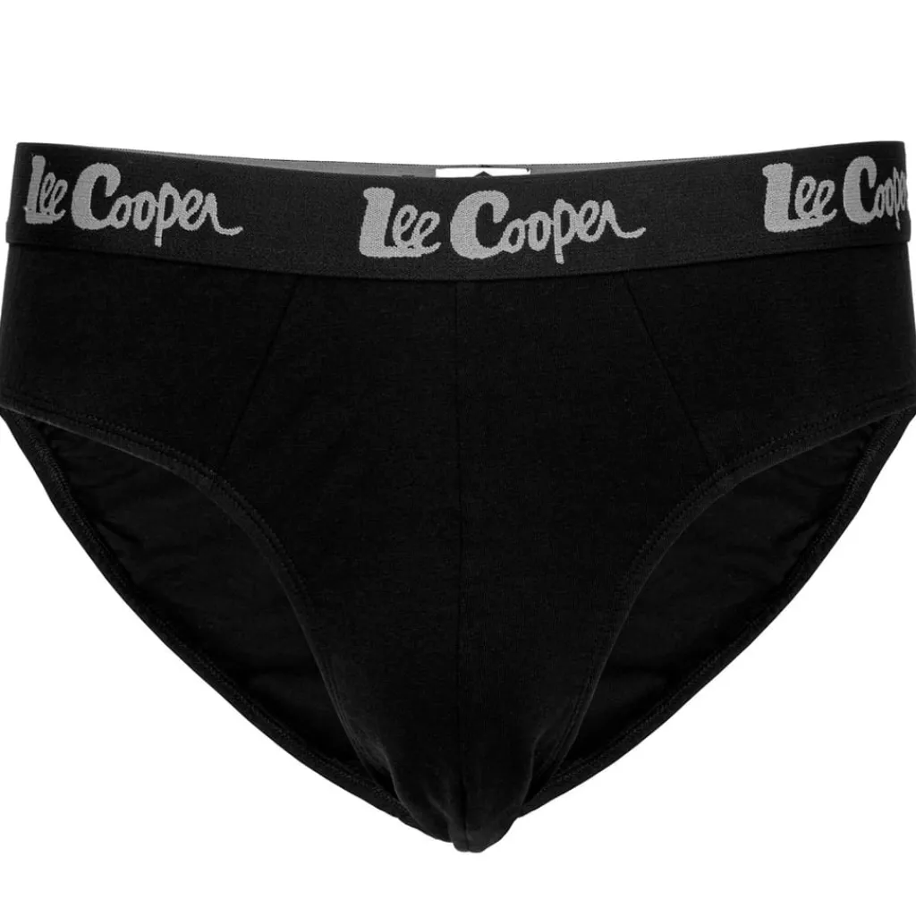 Underwear And Socks*Lee Cooper Mens Cooper 5 Pack Comfort Briefs in Black