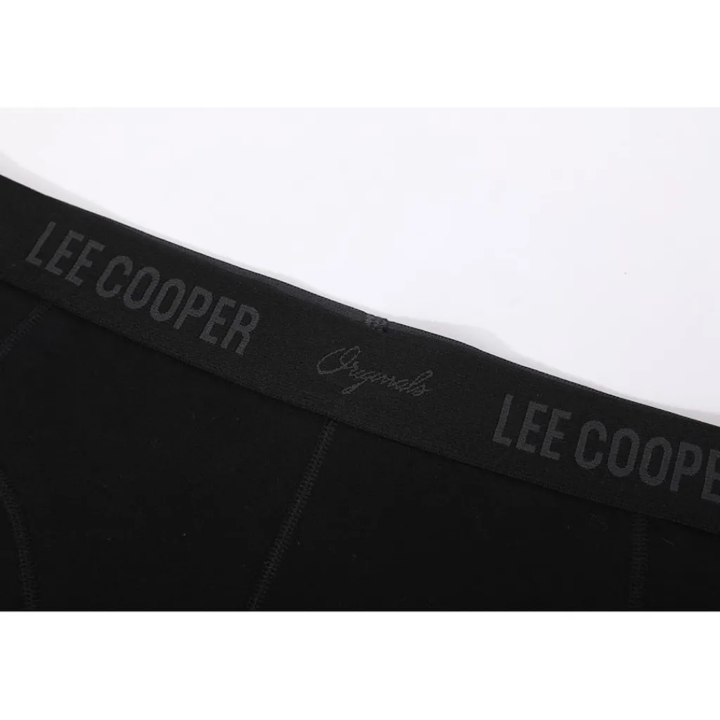 Underwear And Socks*Lee Cooper Mens Cooper 10 Pack Hipster Trunks in Black