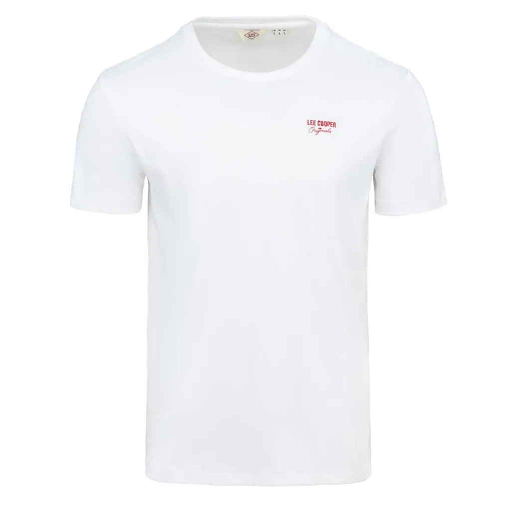 T-Shirts And Vests*Lee Cooper T-Shirt in White