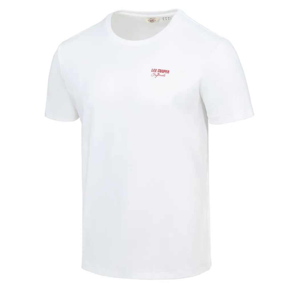 T-Shirts And Vests*Lee Cooper T-Shirt in White