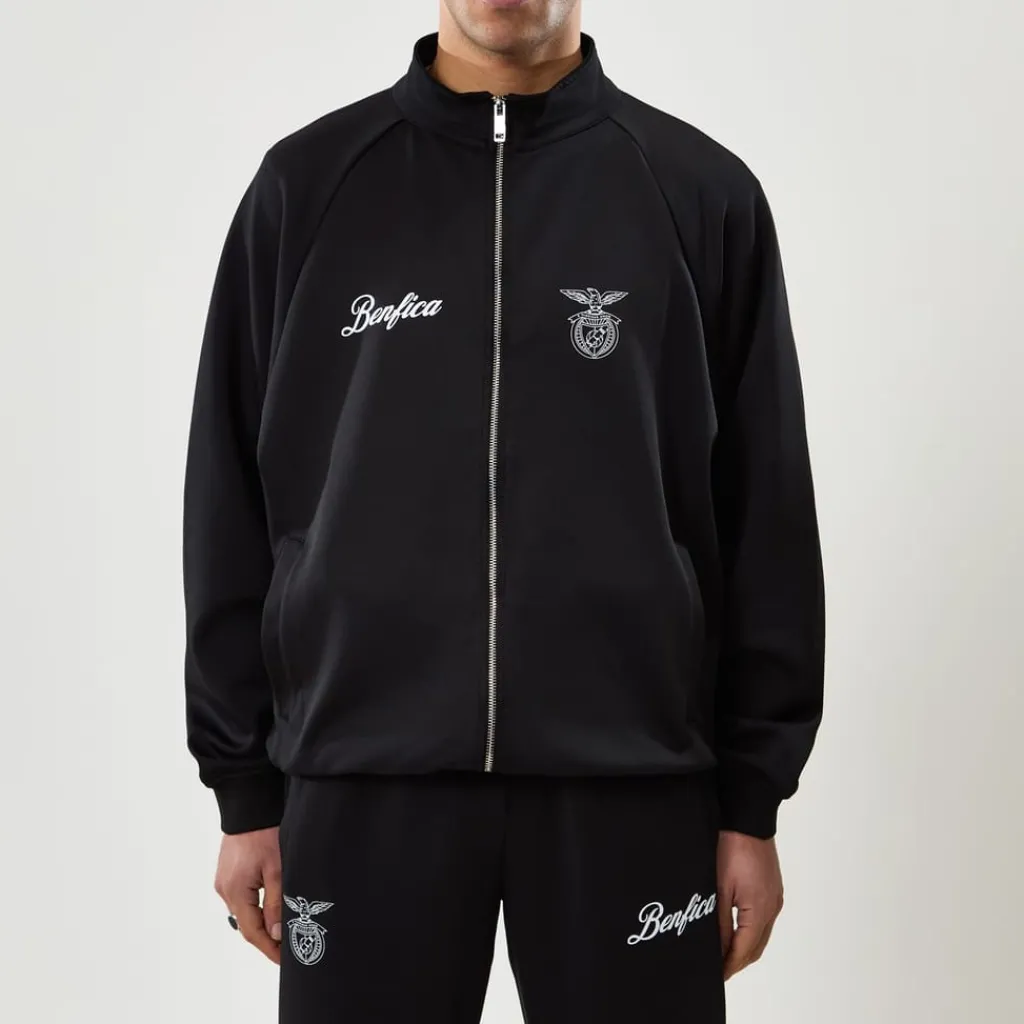 Tracksuits*Legacies Benfica Anthem Track Top in Black