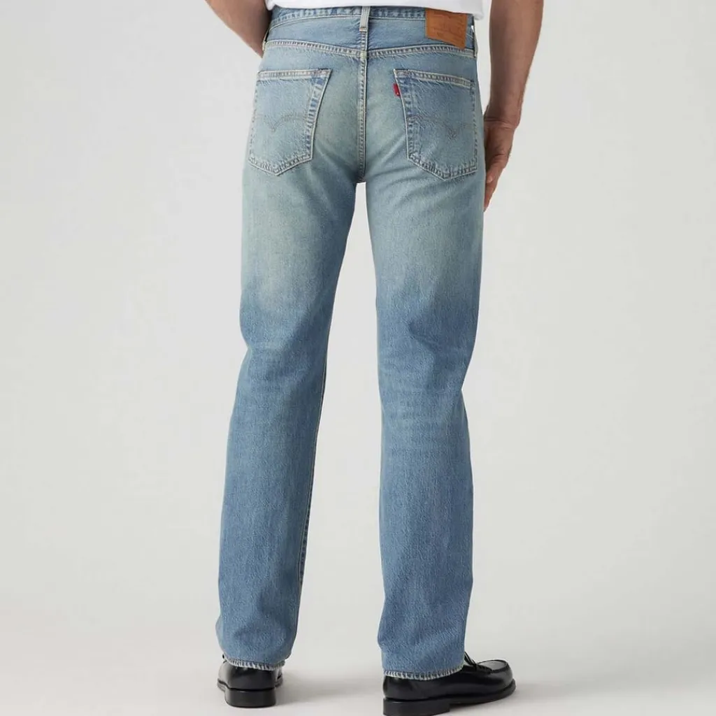 Jeans*Levis 501 Original Lean Machine Lightweight Jeans in Denim