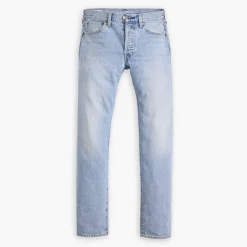 Jeans*Levis 501 Original Selvedge Jeans in Light Blue