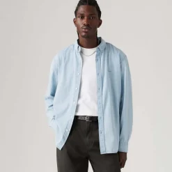 Shirts*Levis Authentic Button Down Shirt in Light Blue