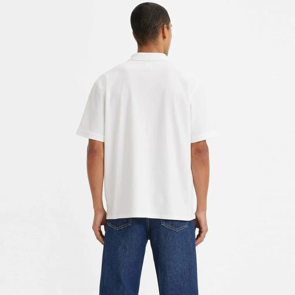 Polo Shirts*Levis Authentic Polo Top in White