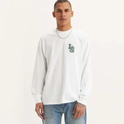 T-Shirts And Vests*Levis Classic Long Sleeve Relaxed T-Shirt in White