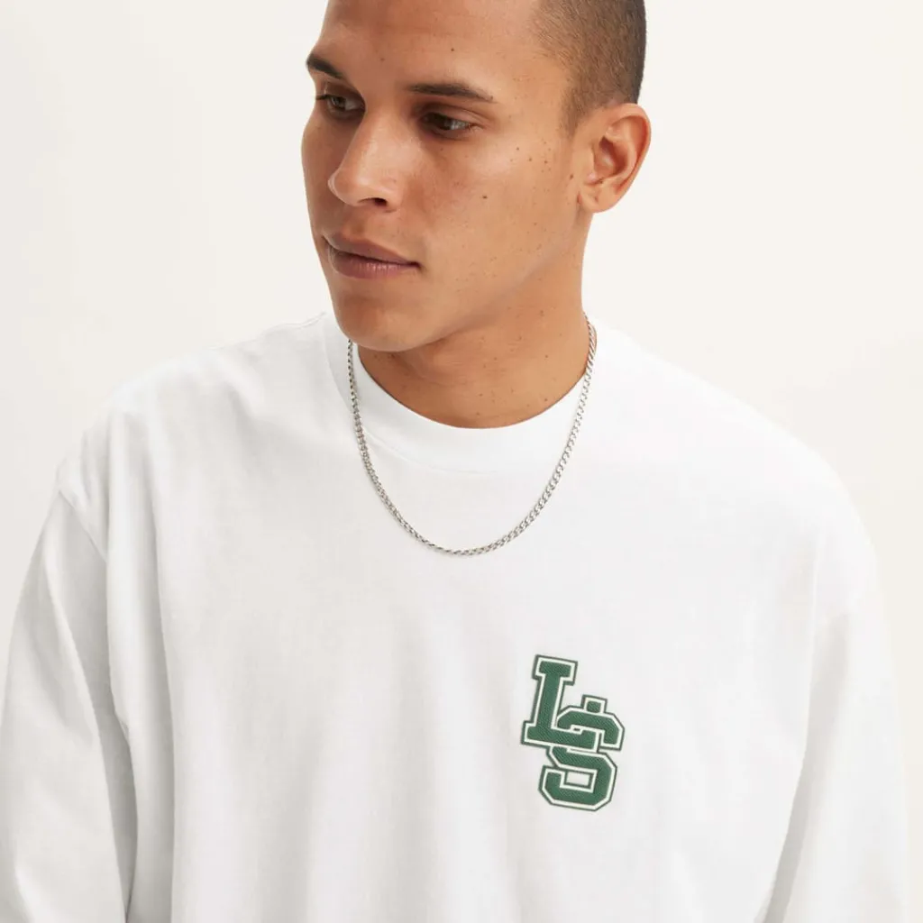 T-Shirts And Vests*Levis Classic Long Sleeve Relaxed T-Shirt in White