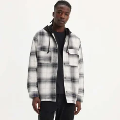 Coats And Jackets*Levis Hooded Jack Worker Overshirt in Grey