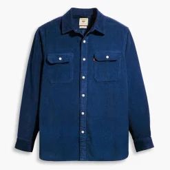 Shirts*Levis Jackson Worker Corduroy Shirt in Dark Blue