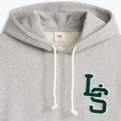Sweatshirts*Levis Letterman Graphic Hoody in Grey