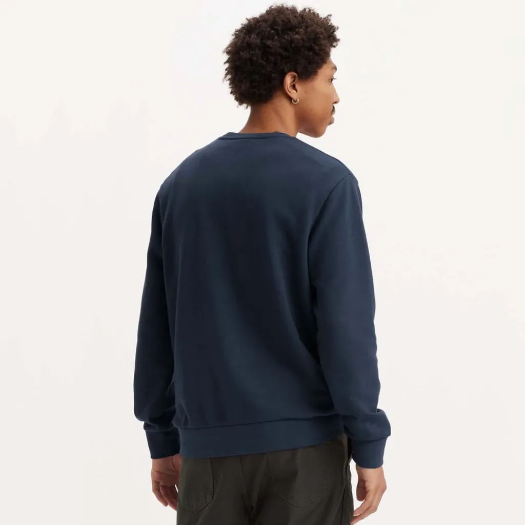 T-Shirts And Vests*Levis Letterman Long Sleeve T-Shirt in Navy