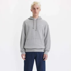 Sweatshirts*Levis Relaxed Graphic Hoody in Grey Marl