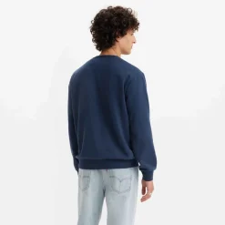Sweatshirts*Levis Standard Fit Graphic Crewneck Sweatshirt in Dark Blue