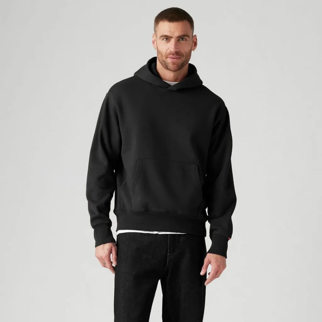 Hoodies*Levis The Authentic Hoodie Black Aga in Black