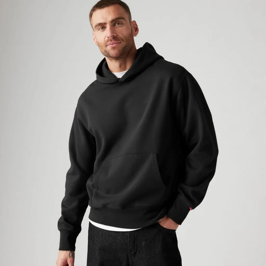 Hoodies*Levis The Authentic Hoodie Black Aga in Black