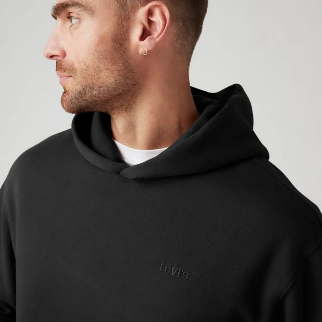 Hoodies*Levis The Authentic Hoodie Black Aga in Black