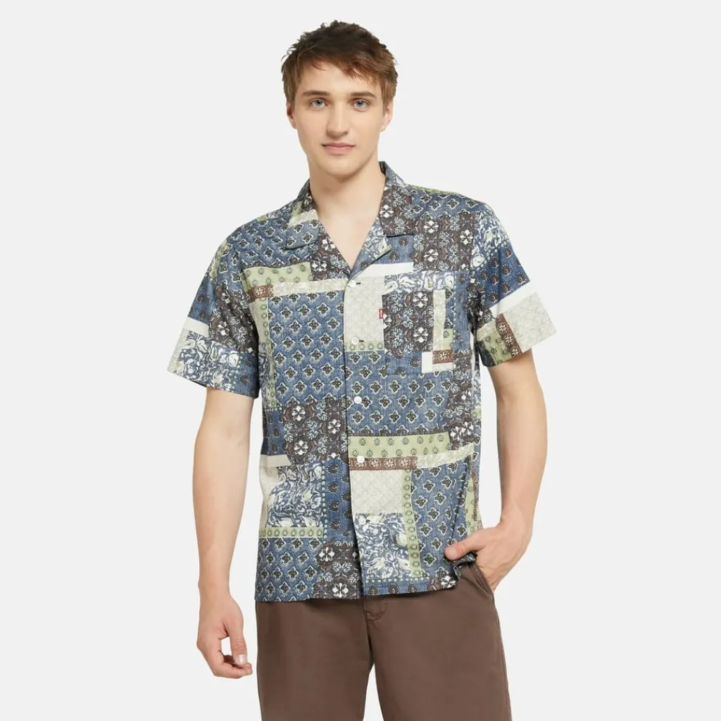Shirts*Levis The Sunset Camp Shirt Artschoo in Blue