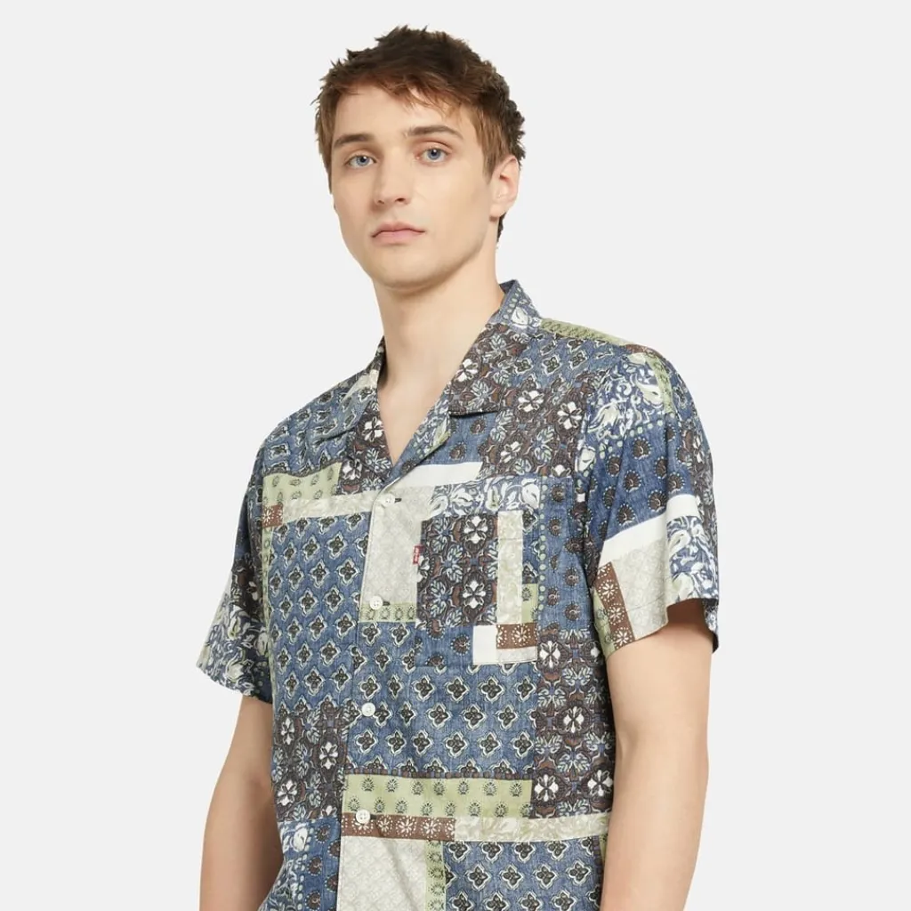 Shirts*Levis The Sunset Camp Shirt Artschoo in Blue