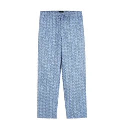 Underwear And Socks*Linea Geo Collared Neck Pyjama Set in Blue