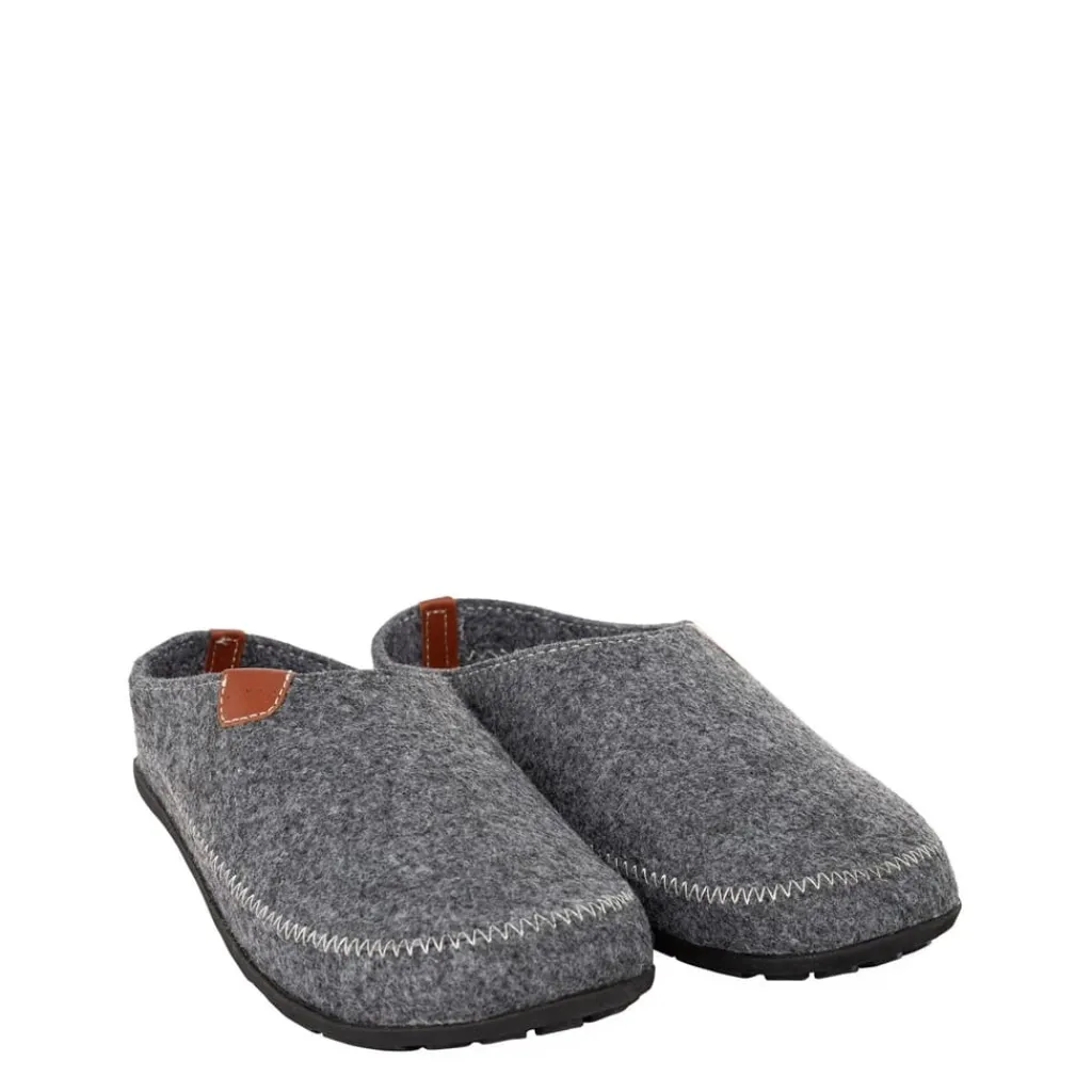 Slippers*Linea Mens Slippers in Grey