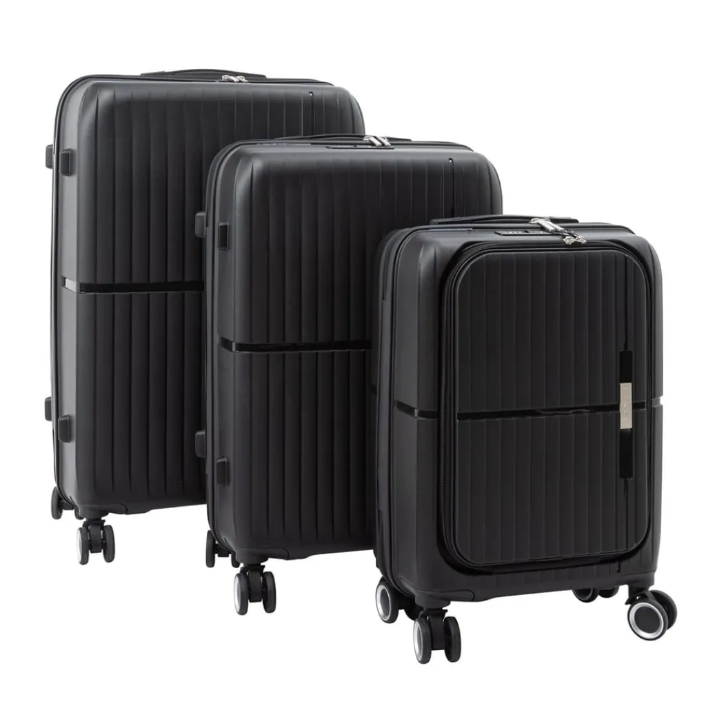 Bags*Linea Open Front Case 54 in Black