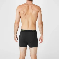 Underwear And Socks*lonsdale Mens 2 Pack Boxers in Black