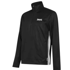 Tracksuits*lonsdale Mens 2s Quarter Zip Track Top in Black
