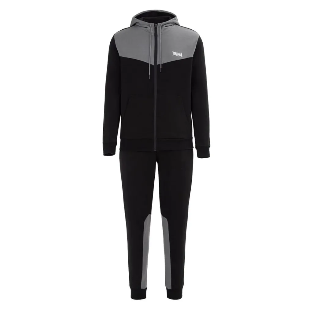 Tracksuits*lonsdale Mens Tracksuit in Black
