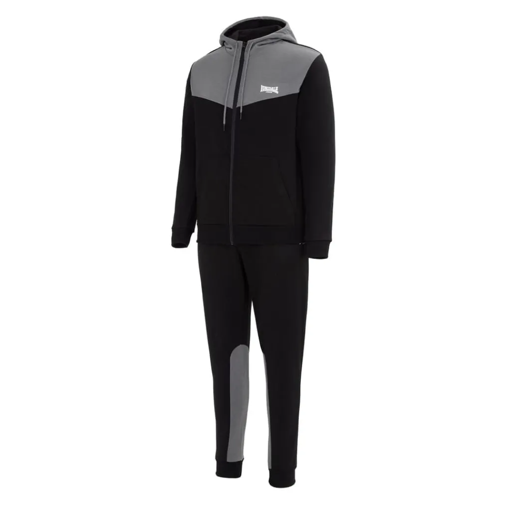 Tracksuits*lonsdale Mens Tracksuit in Black