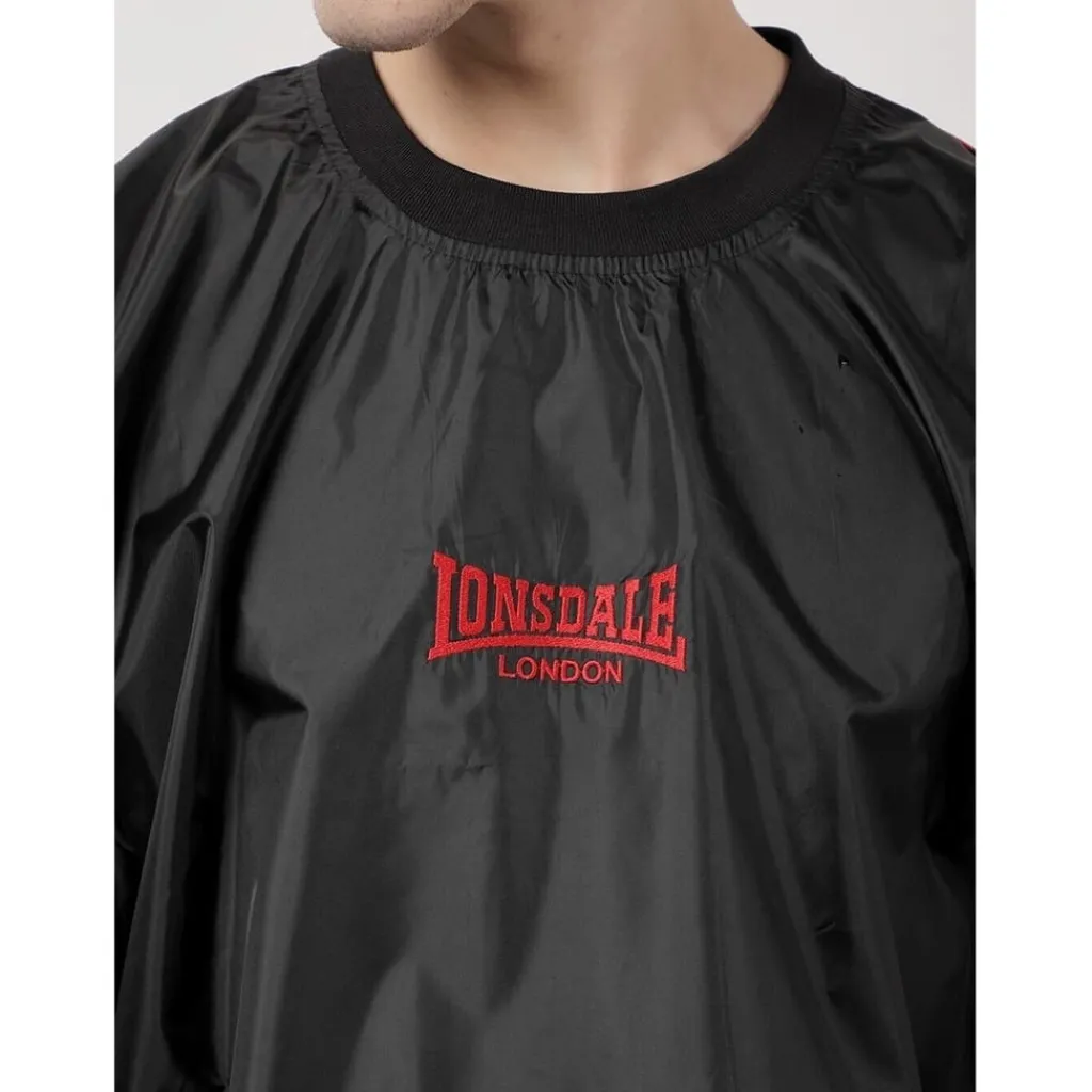Tracksuits*lonsdale Sauna Suit Senior Without Zip in Black