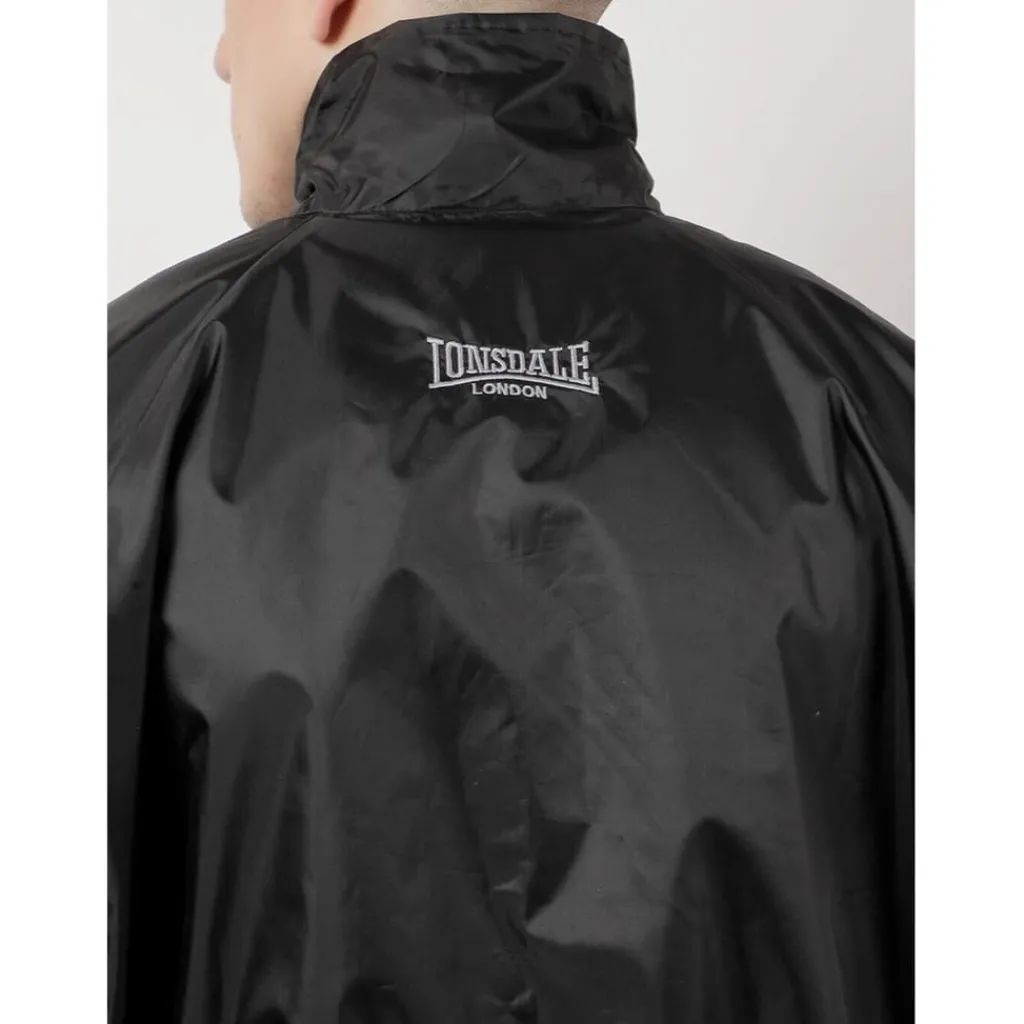 Tracksuits*lonsdale Sauna Suit Zip Senior in Black