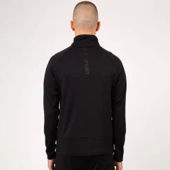 Sweatshirts*Luke 1977 Indicator Overhead Zip Funnel Neck Sweatshirt in Black