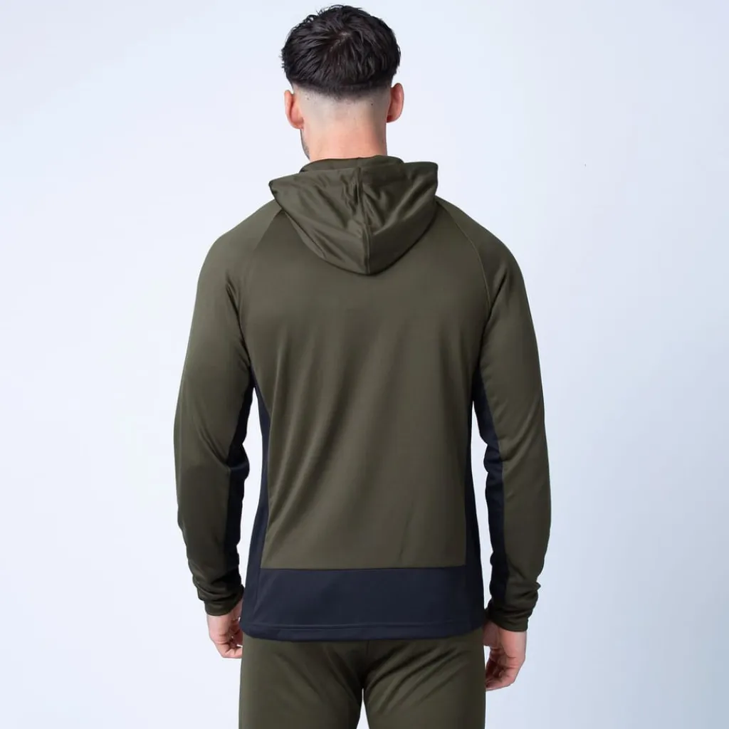 Sweatshirts*Luke 1977 Key Zip Through Hoodie in Green