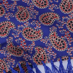 Gloves-Scarves-Umbrellas*Luke 1977 Paisley Two Scarf in Blue