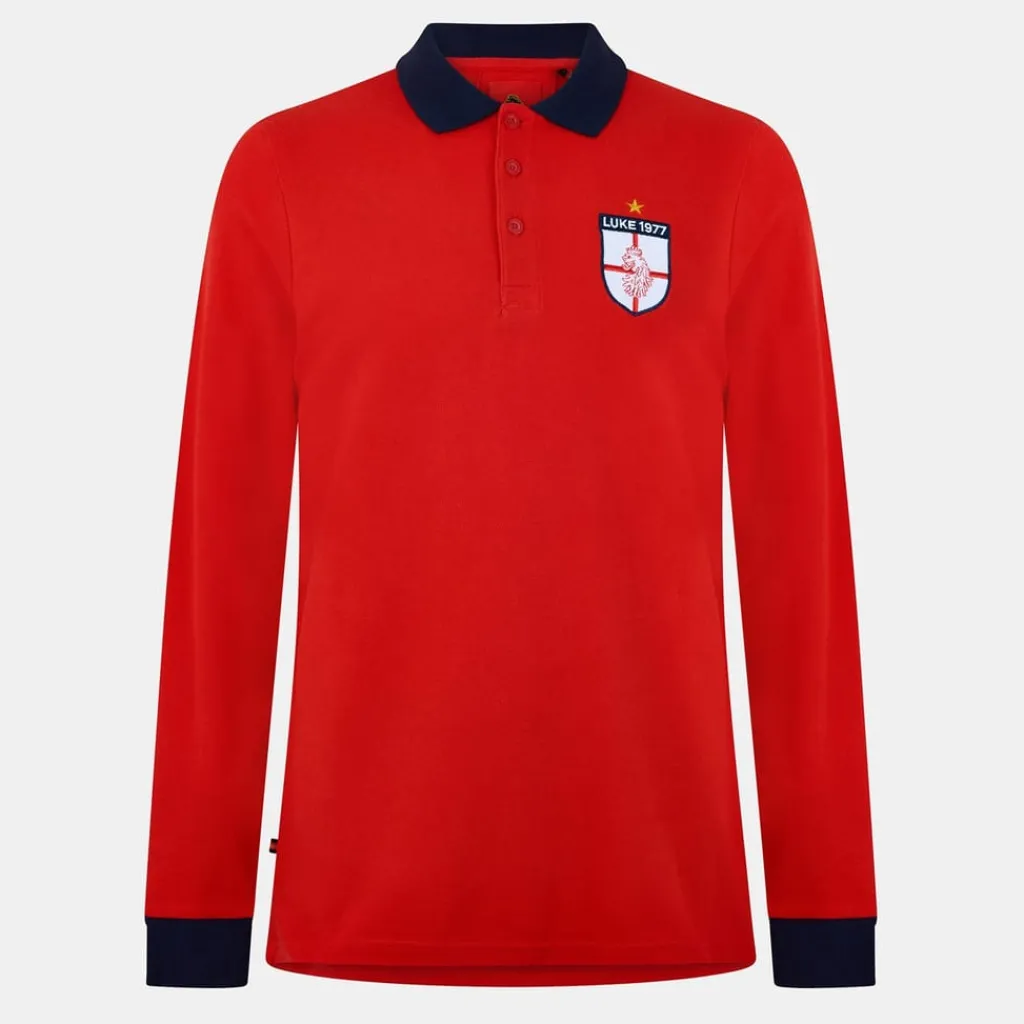 Polo Shirts*Luke Ls Bobbys Polo in Red