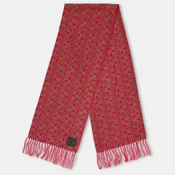 Gloves-Scarves-Umbrellas*Luke Paisley2 Scarf in Red