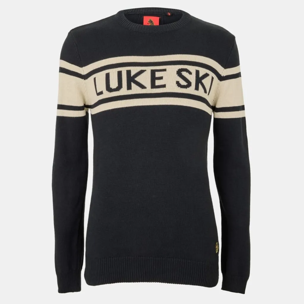 Knitwear*Luke Ruka Ski Knit in Black