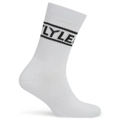 Underwear And Socks*Lyle And Scott 3 Pack Lettering Crew Socks in White