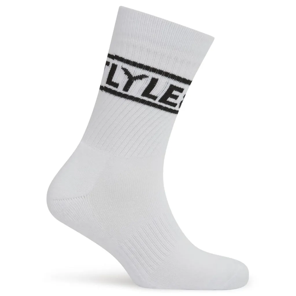 Underwear And Socks*Lyle And Scott 3 Pack Lettering Crew Socks in White