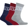 Underwear And Socks*Lyle And Scott 3 Pack of Logo Sport Socks in Multi colour