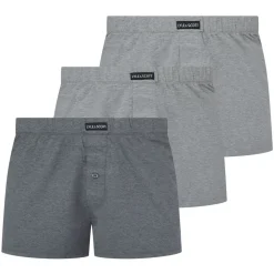 Underwear And Socks*Lyle And Scott 3 Pack of Woven Boxers in Grey