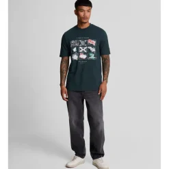 T-Shirts And Vests*Lyle And Scott A Guide To Scotland Graphic T-Shirt in Navy