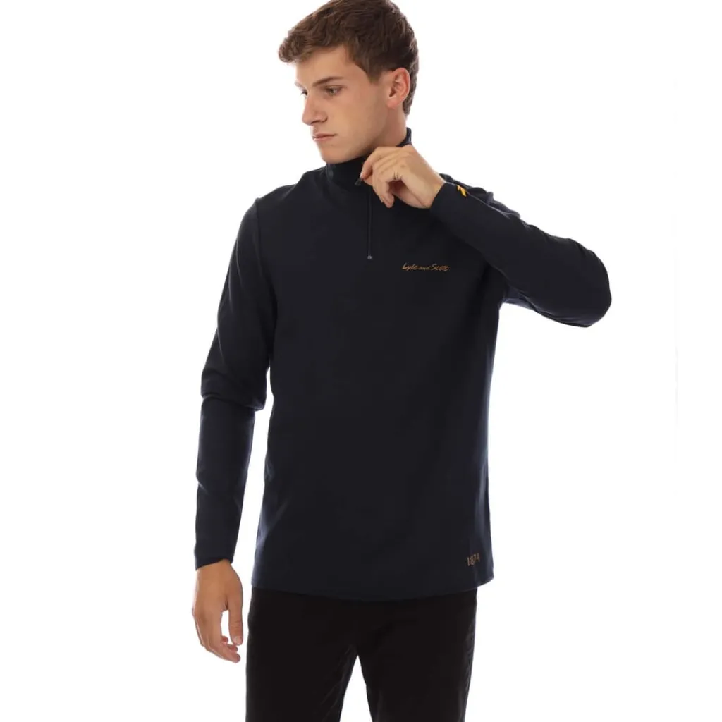 Tracksuits*Lyle And Scott Academy Fly Fleece Tracksuit in Navy