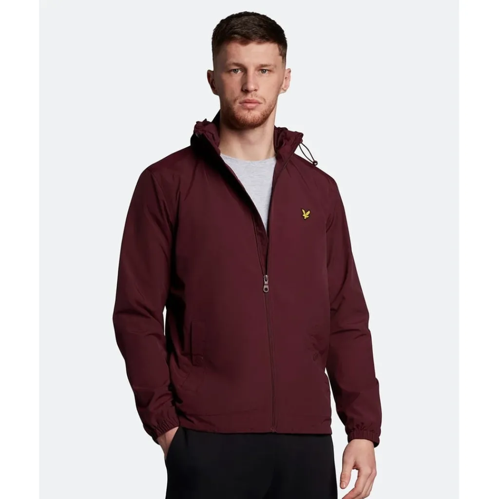 Coats And Jackets*Lyle And Scott And Scott Zip Through Jacket in Red