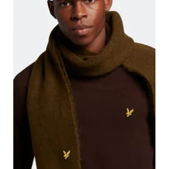 Gloves-Scarves-Umbrellas*Lyle And Scott Chunky Knit Scarf in Green