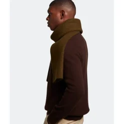 Gloves-Scarves-Umbrellas*Lyle And Scott Chunky Knit Scarf in Green