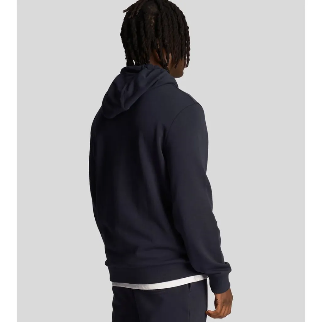 Sweatshirts|Hoodies*Lyle And Scott Club Emblem Hoodie in Navy