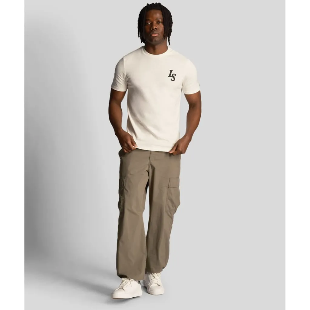 T-Shirts And Vests*Lyle And Scott Club Emblem T-Shirt in White
