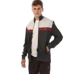 Tracksuits*Lyle And Scott Colour Block Track Jacket in Grey